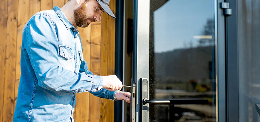 Frameless Glass Storefront Door Locks Replacement in Buffalo Grove, IL